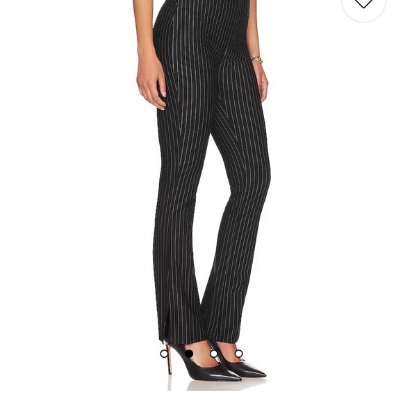 cute black pinstripe bootcut pants - Picture 1 of 3